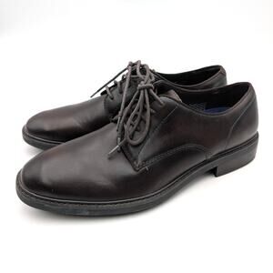 Vince Camuto Ferdie Lace-Up Oxford Shoes Men's Dark Brown Size US10.5M EU43.5